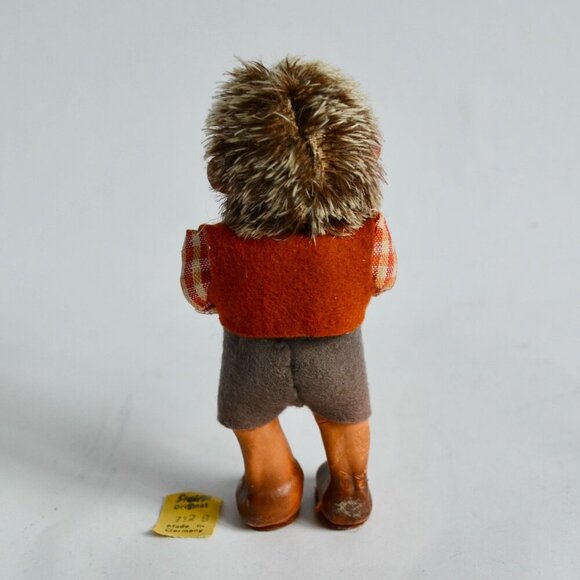 Steiff Hedgehog Macki 4.5" Doll Figure Figurine Vintage - Picture 5 of 7